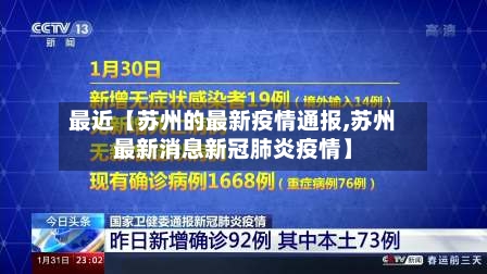 最近【苏州的最新疫情通报,苏州最新消息新冠肺炎疫情】-第2张图片